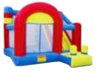 CE certificated moonwalk with slide inflatable for commercial use