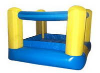 Custom PVC Square Inflatable Jumping Castle , Small Bounce House For Children