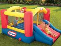 7ft Racing Slide and Slam Bounce House