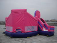 newest princess bouncy house with digital printing