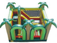 Jungle Inflatable Bounce House Slide Combo for Rent