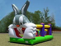 Popular and Cheap Inflatable Carnival Mini Baby Rabbit Moonwalk