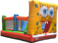 Inflatable Sponge Bob bouncer