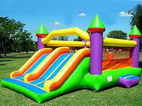 Jungel Inflatable Bounce House Slide Combo for Party