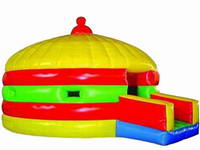 Wonderful Inflatable Yellow Round Bounce House