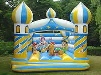 Aladdin Inflatable Jumping Castle Combo Moonwalk