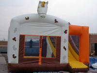3 In 1 Truck Horse Inflatable Jumping Castle Combo