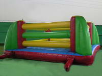 New Design Inflatable Bouncy Boxing Ring with Big Gloves and 2 Safety Helmets for Sale