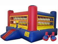 Hot Selling Tropical Inflatable Bouncy Boxing Ring for Party Rentals