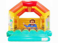 0.55mm PVC coated tarpaulin inflatable amusement bouncer for chlidren