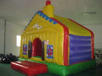 Newest 0.55mm PVC Party House Theme Inflatable Bouncer for Sale