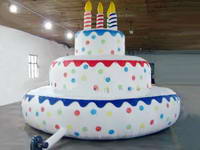 Inflatable Birthday Cake Party Jumping Castle