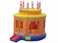 Inflatable Birthday Cake  Party Jumping Castle