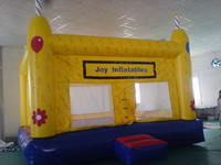 Inflatable Yellow Painting Birthday Party Jumping Castle