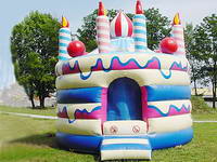 Inflatable Birthday Cake Jumping Castle From Guangzhou