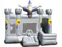 Funnest 5 In 1 Wizard Inflatable Castle Combo for Partyies