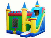 14 Foot Prince Palace Inflatable Bounce House Slide Combo