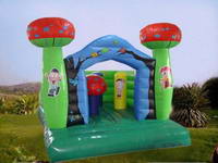 inflatable green mini patry bouncer castle