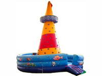 Customized Design Spire Inflatable Rock Climbing Wall for Sale