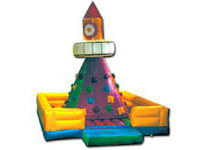 Customized Rocket Inflatable Rock Climbing Wall for Sale