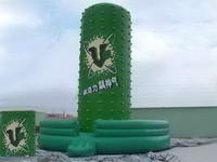 Customized Challenging Vertical Inflatable Rock Climbing Wall for Sale