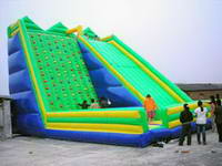 High Quality 2 In 1 Giant Inflatable Rock Climbing Wall for Sale