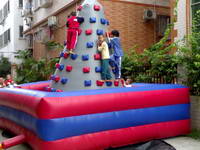 Commercial Small Inflatable Rock Climbing Wall for Kids