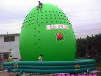 Custom Made Guava Inflatable Rock Climbing Wall for Sale