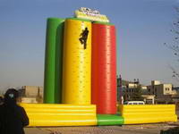 Hot Sale 5 Pillars Inflatable Rocking Wall  for Kids and Adults