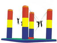 Attractive 4 persons Inflatable Bungee Trampoline for Sale