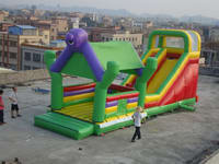 South Africa Dragon Inflatable Bounce House Slide Combo