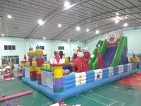 Newest Design and Popular Inflatable Fun City for Amusement Park