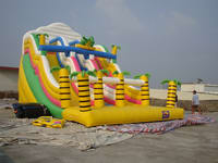 Hot Selling Inflatable Dinosaur Slide for Kids Amusement
