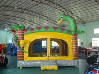 Inflatable Dino Themed Bouncer for Sale