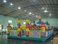 Factory Direct Shipping Disney Inflatable Fun City for Amusement Park