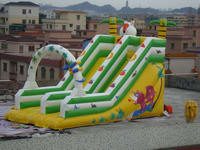 Inflatable Dual Lane Lion King Slide For Party Hire