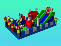 New Design Disney Inflatable Fun City for Kids