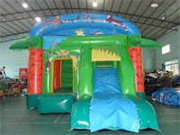 4 In 1 Jungle Bounce House Slide Combo
