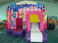 3 In 1 Princesses Palace Inflatble Castle Combo for Sale