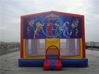 Power Rangers Inflatable Castle Combo Moonwalk