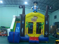 5 in 1 Pirate Caslte Combo Inflatable Moonwalk