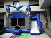 Newest 4 In 1 Wizard Inflatable Castle Combo Moonwalk
