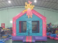 Girls Hello Kitty Inflatable Bounce House for Theme Parties