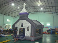 Inflatable Church Jumping Castle
