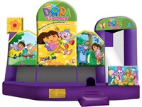 5 In 1 Dora The Explorer Inflatable Jumping Castle Comob