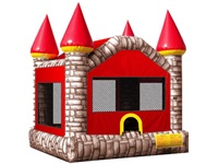 Kids Joyful Rock Castle Inflatable Moonwalk for Party Rentals