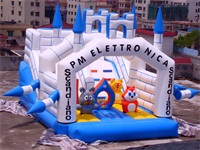 Custom PM ELETTRO NICA Inflatable Combo for Promotions