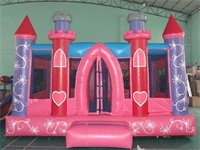 Pretty Pink Ice Age Bounce House Inflatable Moonwalk