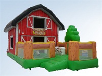 Inflatable Little Farm Moonbounce Combo
