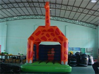 Jungle Fun Giraffe Inflatable Bouncer Moonwalk for Kids